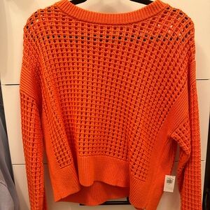 Orange old navy sweater